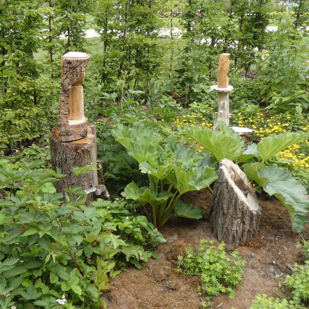 Gartendeko aus Totholz